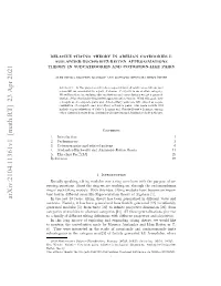 Arxiv:2104.11361V1 [Math.RT]
