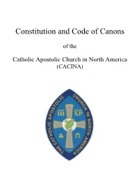Constitution and Code of Canons