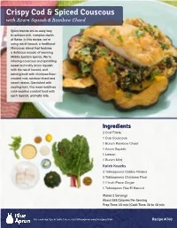 Crispy Cod & Spiced Couscous