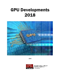GPU Developments 2018