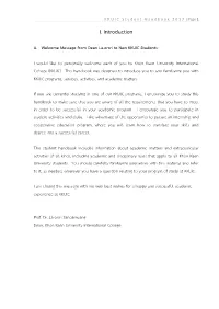 Student Handbook 2017 |Page 1