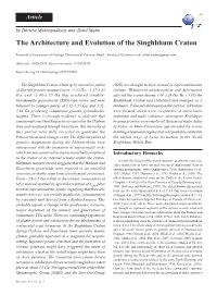 The Architecture and Evolution of the Singhbhum Craton