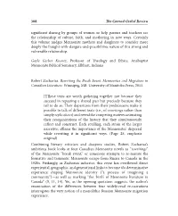 The Conrad Grebel Review 308 Significant Sharing by Groups Of
