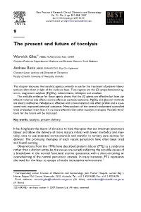 9 the Present and Future of Tocolysis