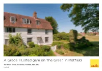 A Grade II Listed Gem on the Green in Matfield