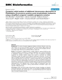 Computer Aided Analysis of Additional Chromosome Aberrations in Philadelphia Chromosome Positive Acute Lymphoblastic Leukaemia Using a Simplified Computer Readable Cytogenetic