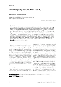Dermatological Problems of the Puberty
