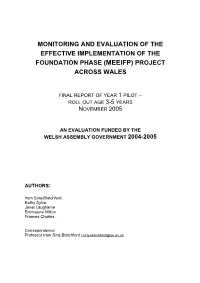 (Meeifp) Project Across Wales