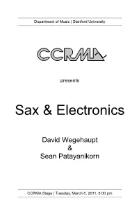 Sax & Electronics