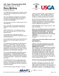 US Open Championship 2018