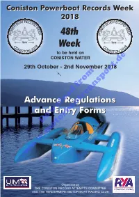 Advance Program, Schedule, Entry Form (PDF