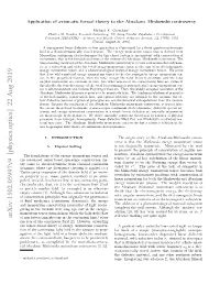 Application of Axiomatic Formal Theory to the Abraham--Minkowski