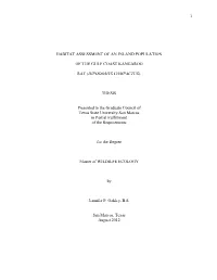 (DIPODOMYS COMPACTUS). THESIS Presented to the Gradua