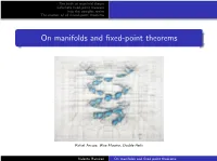 On Manifolds and Fixed-Point Theorems