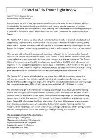 Pipistrel ALPHA Trainer Flight Review.Docx