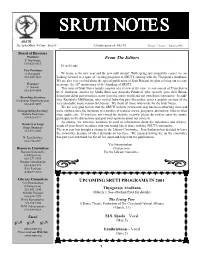 Sruti Notes Sruti Notes