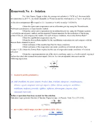 Homework No. 4 - Solution