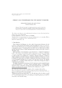 JORDAN and SCHOENFLIES for NON-METRIC SURFACES Alexandre Gabard and David Gauld 1. Introduction First Formulated by Bolzano