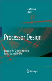 Processor Design：System-On-Chip Computing For