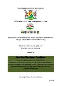 Sector Based Development Consulting Cc