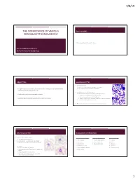 The Significance of Various Granulocytic Inclusions