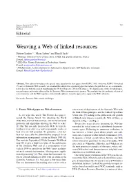 Weaving a Web of Linked Resources