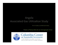 Angola- APG Utilization Study