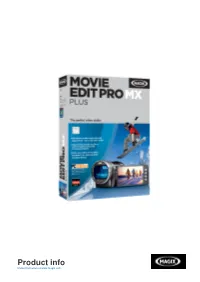 MAGIX Movie Edit Pro MX Plus More Information At