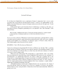 The Persistence of Parody in the Music of Peter Maxwell Davies
