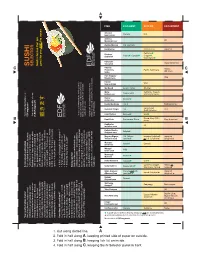 EDF Sushi Selector