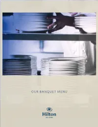Our Banquet Menu