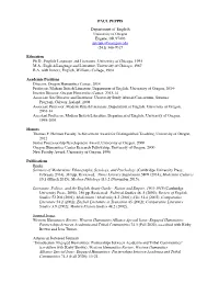 Read Peppis' CV Here