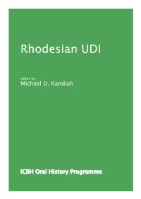 Rhodesian UDI