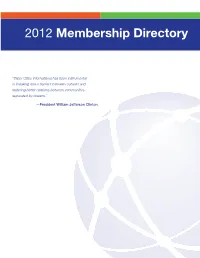 2012 Membership Directory