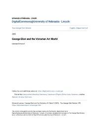 George Eliot and the Victorian Art World