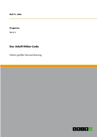 Der Adolf-Hitler-Code
