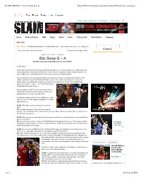 Eric Snow Interview