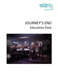 Journey's End Began to Empathise More with His Spent an Afternoon with Integrative Arts Character’S Desperate Situation