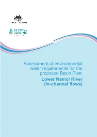 Lower Namoi River(In-Channel Flows)