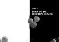 Summary and Concluding Remarks