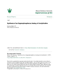 Synthesis of an Organophosphorus Analog of Acetylcholine