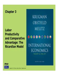 The Ricardian Model