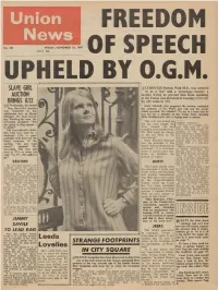 Union News Sent Its Own General Infirmary in His Spare Lovelies— You May Be the Both Sets of Prints Are in a When the Prints First Appeared