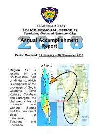 Annual Accomplishment Report