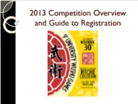Competition Overview and Guide to Registration