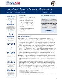 Lake Chad Basin Complex Emergency Fact Sheet #7
