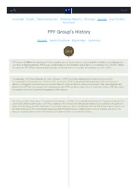 PPF Group's History