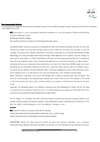 Free Communication Abstracts the Following Abstracts Appear Precisely As They Were Submitted