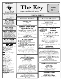The Key 2013 Council 945 to Greater Council Unity