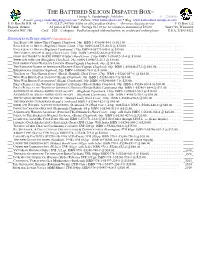 BSDB Price List (Winter 2010)